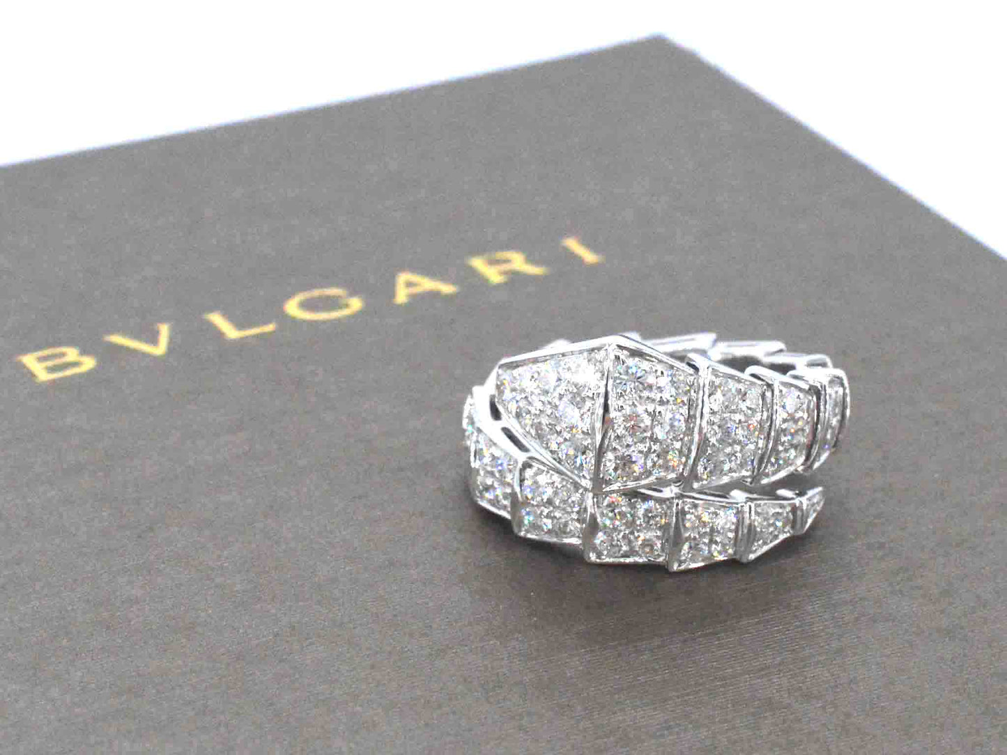 BVLGARI - Serpenti viper ring pave met diamanten