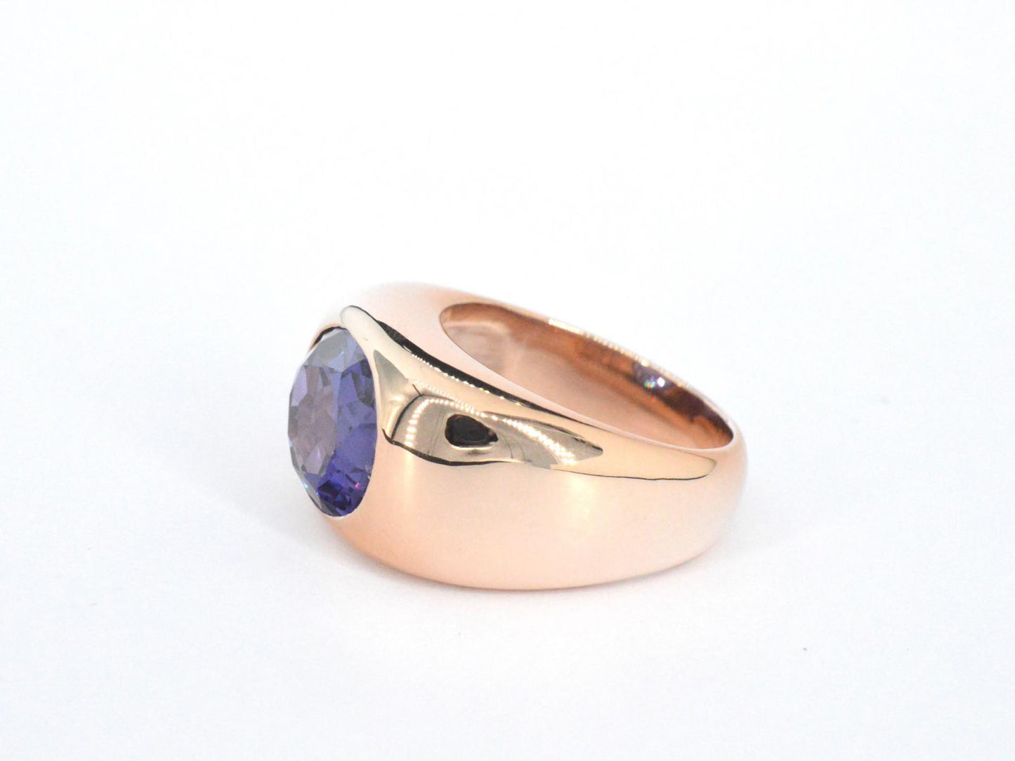 Gouden ring met amethist