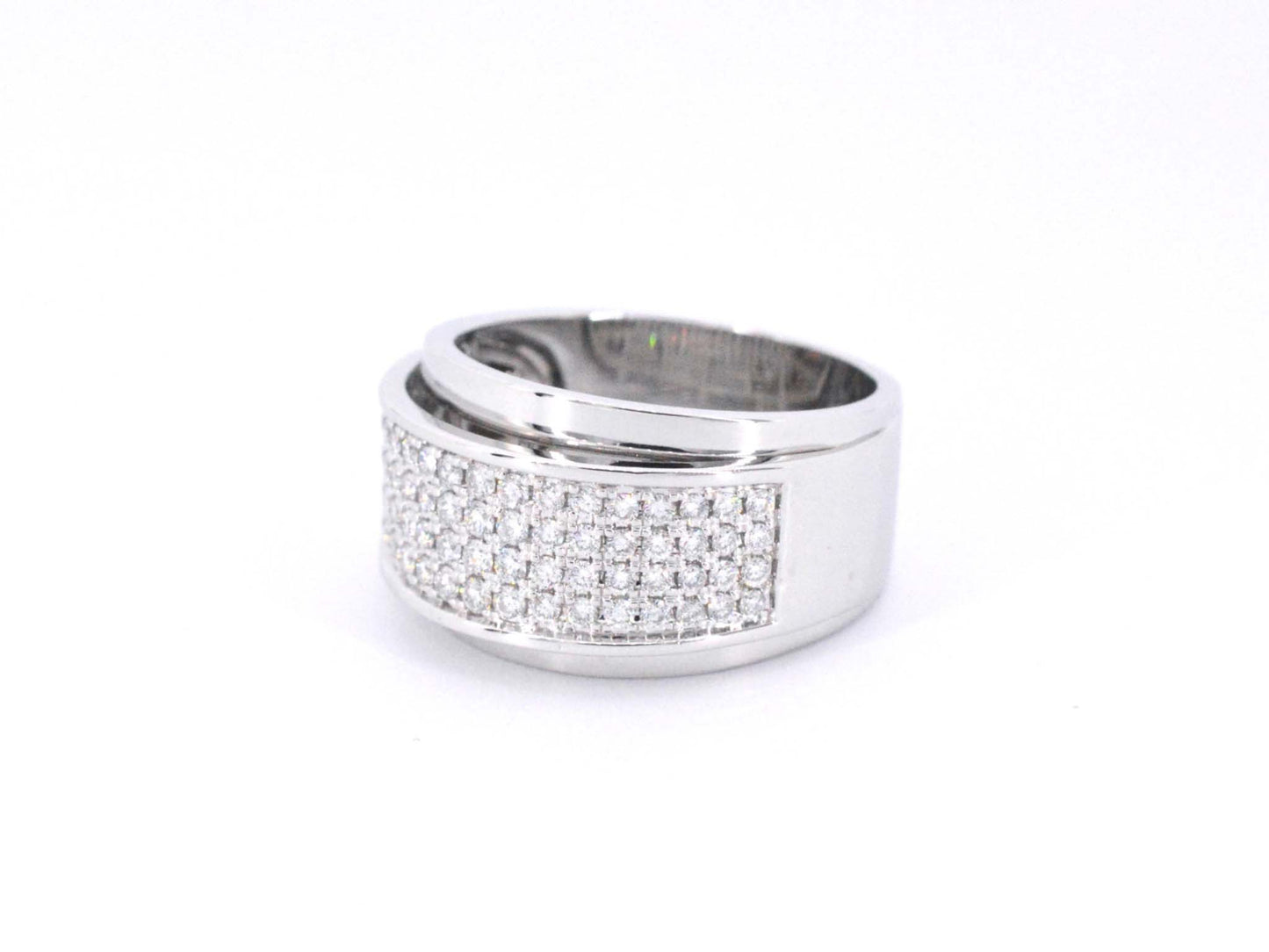 Witgouden ring met diamanten