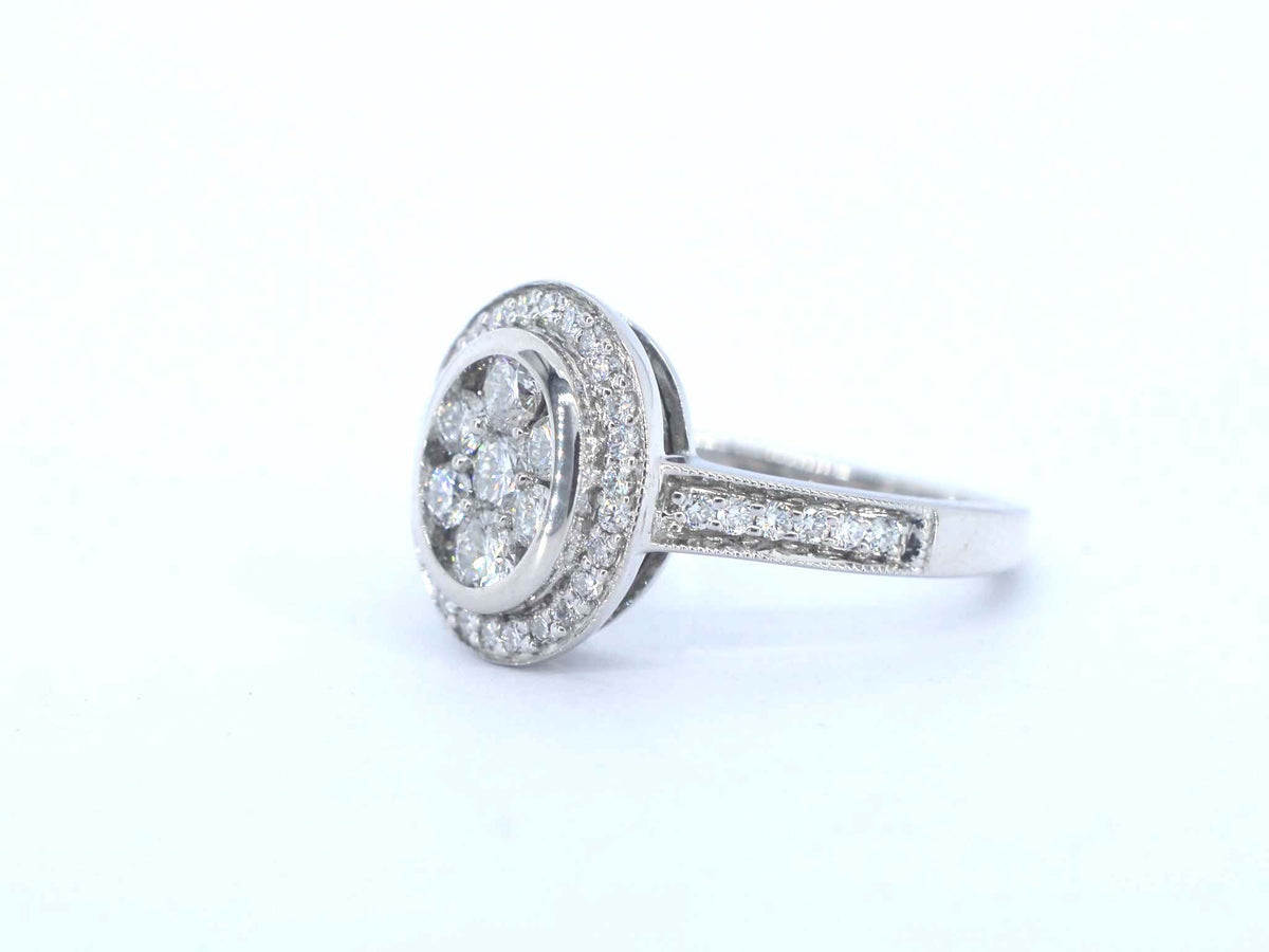 Diamonde - Gouden ring met natuurlijke diamanten