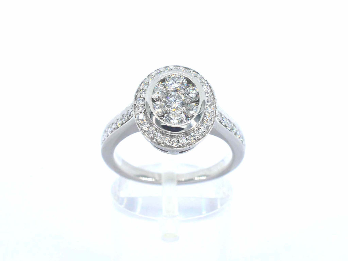 Diamonde - Gouden ring met natuurlijke diamanten