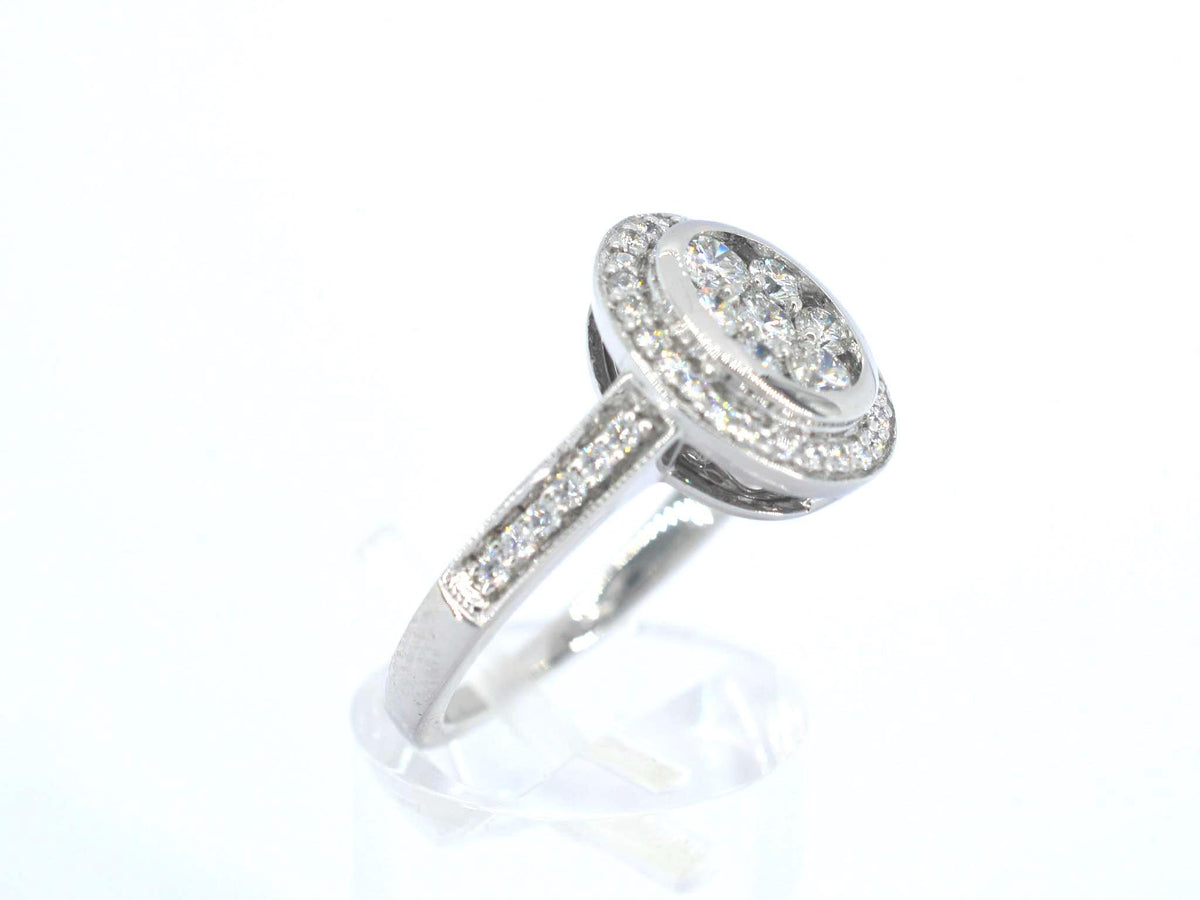 Diamonde - Gouden ring met natuurlijke diamanten