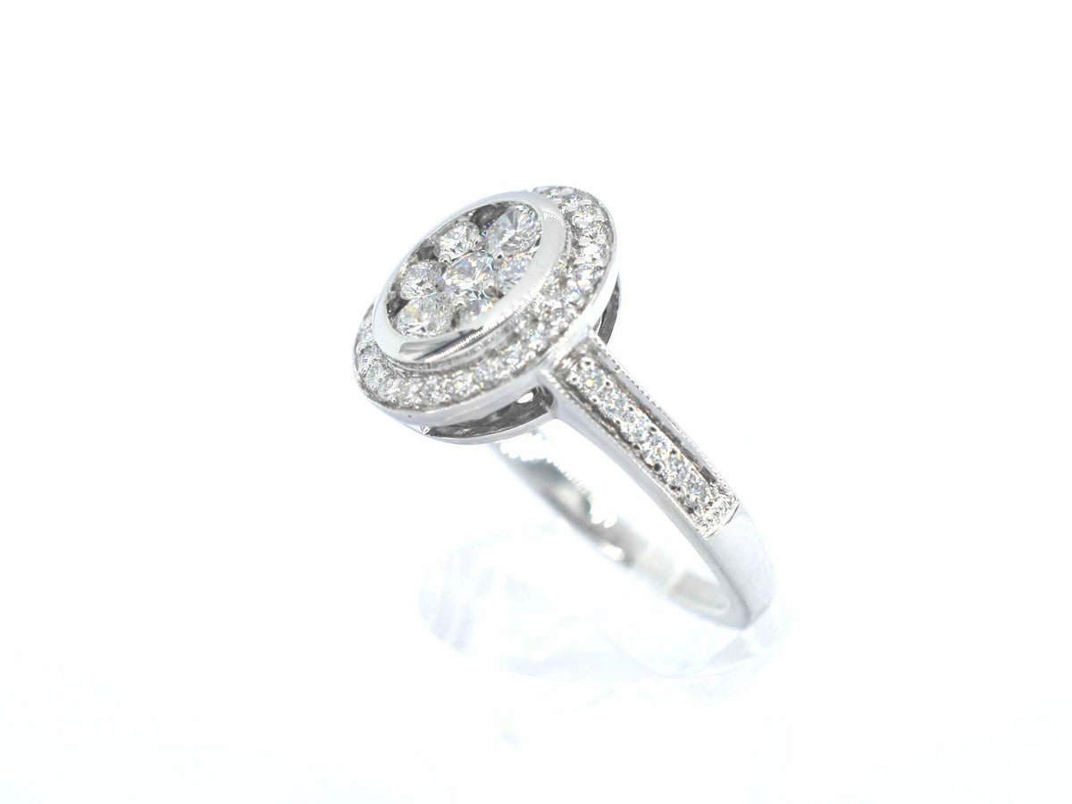 Diamonde - Gouden ring met natuurlijke diamanten
