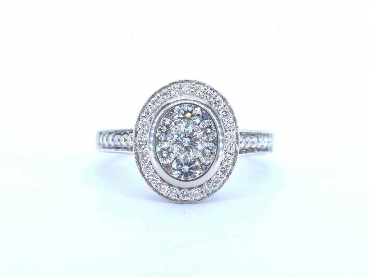 Diamonde - Gouden ring met natuurlijke diamanten