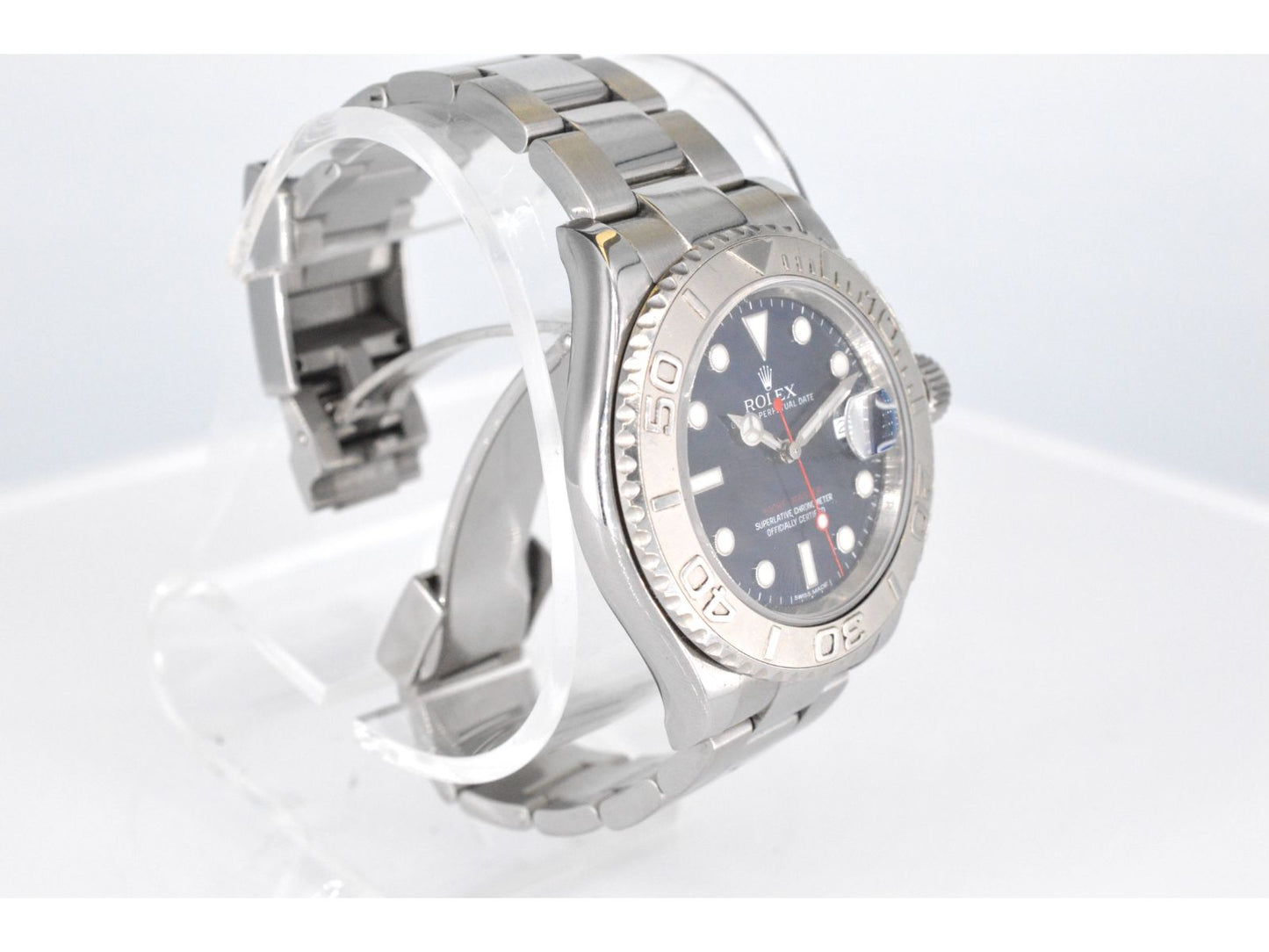 Rolex Yacht-Master 116622 platinum dial