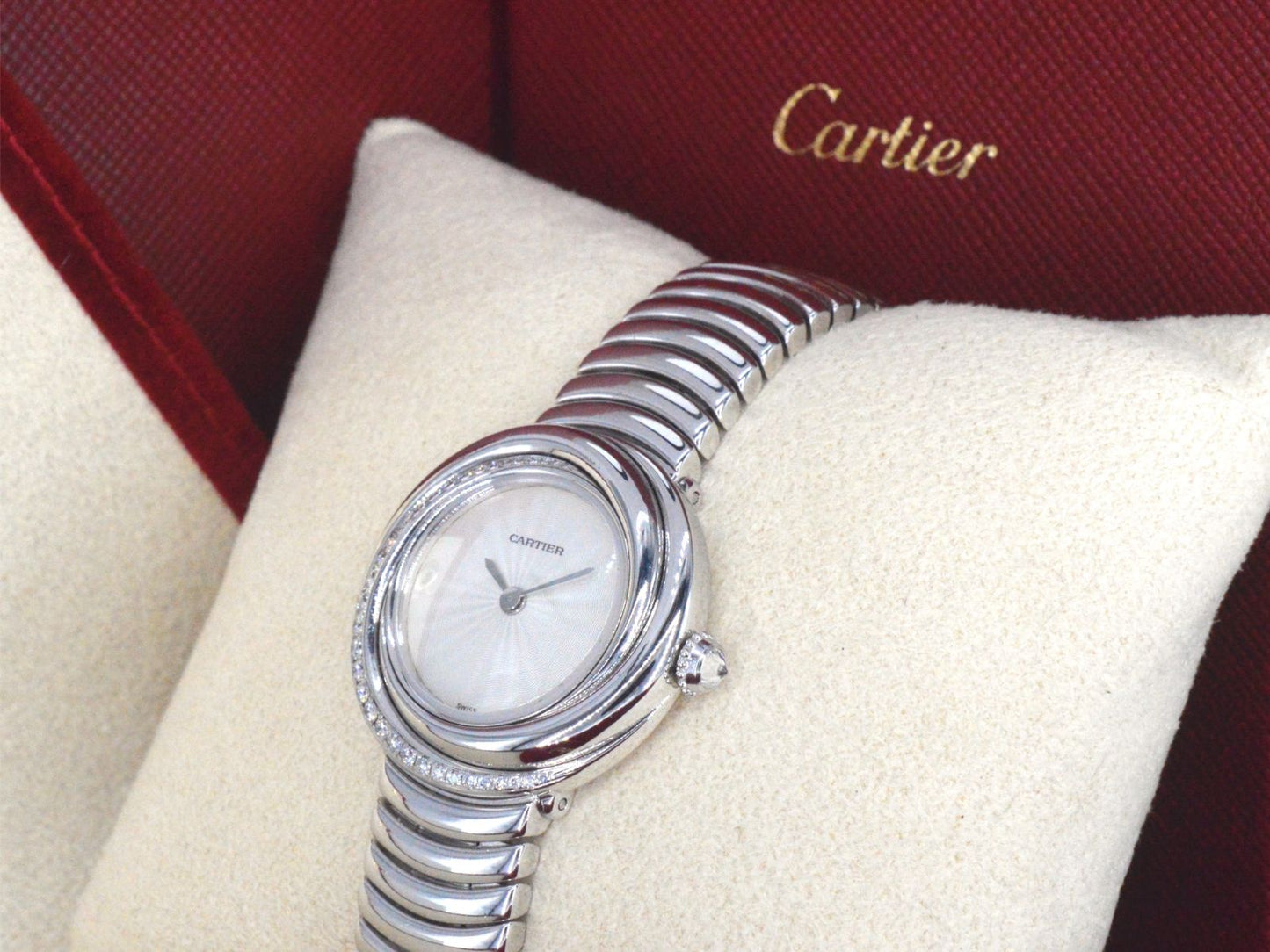 Cartier gouden trinity horloge