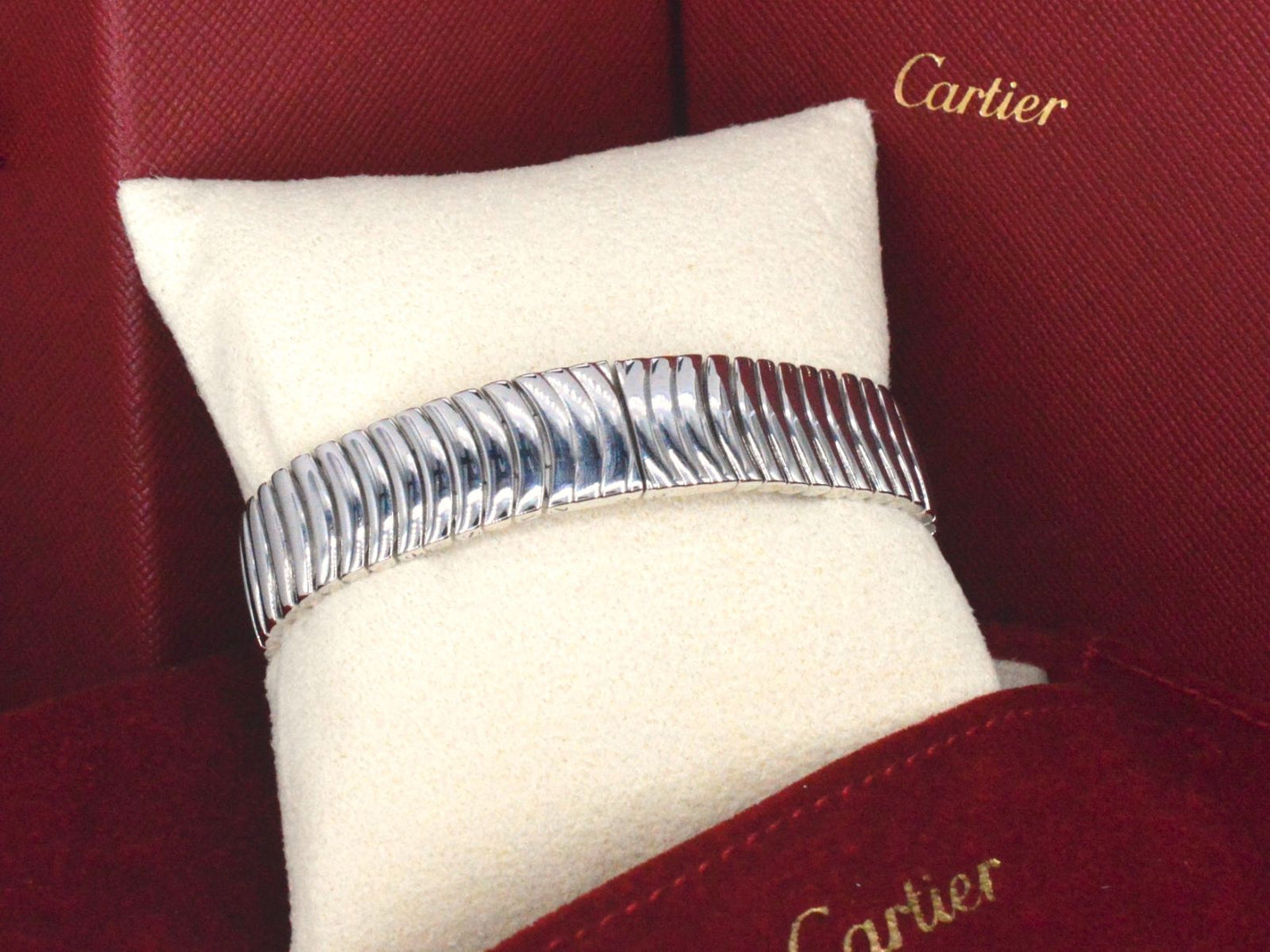 Cartier gouden trinity horloge