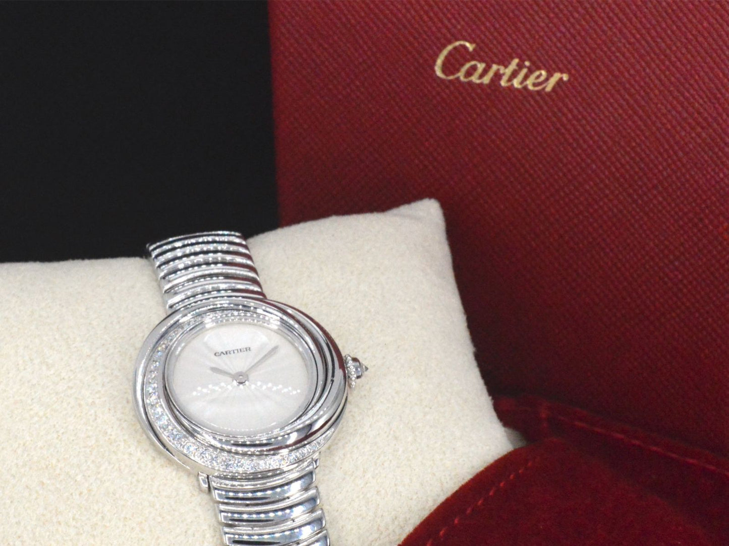 Cartier gouden trinity horloge